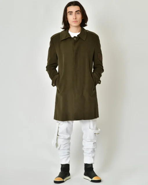 La Piscine Paris Manteau en coton à application Lords & Fools*Homme Manteaux