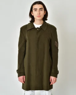 La Piscine Paris Manteau en coton à application Lords & Fools*Homme Manteaux
