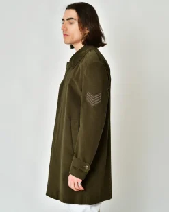 La Piscine Paris Manteau en coton à application Lords & Fools*Homme Manteaux
