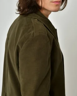 La Piscine Paris Manteau en coton à application Lords & Fools*Homme Manteaux