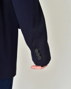 La Piscine Paris Manteau en crêpe à col pointu Malloni*Homme Manteaux