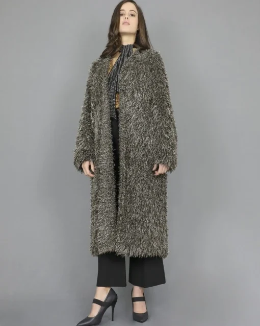 La Piscine Paris Manteau en fibres métalliques Momoni*Femme Manteaux