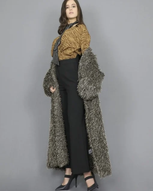 La Piscine Paris Manteau en fibres métalliques Momoni*Femme Manteaux