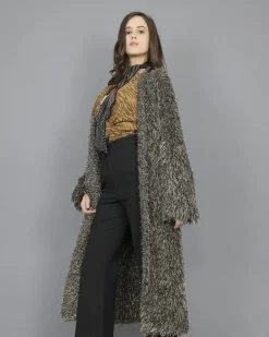 La Piscine Paris Manteau en fibres métalliques Momoni*Femme Manteaux