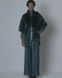 La Piscine Paris Manteau en fourrure Plein Sud*Femme Manteaux