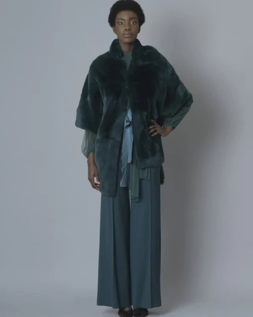La Piscine Paris Manteau en fourrure Plein Sud*Femme Manteaux