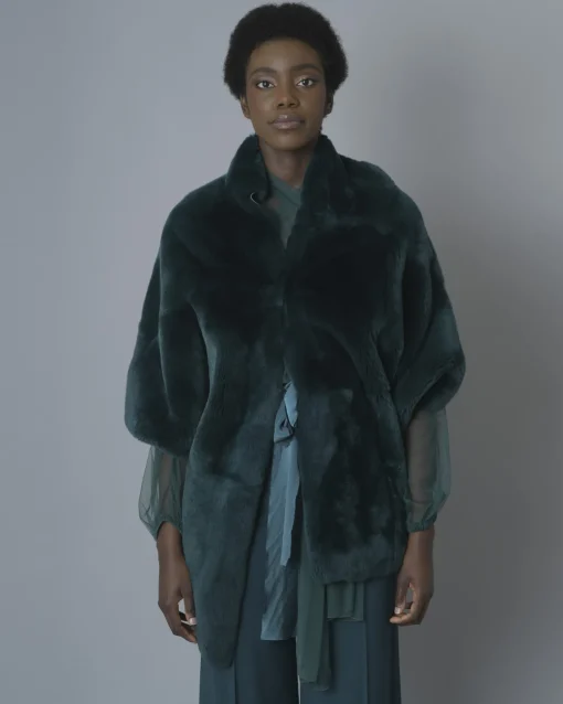 La Piscine Paris Manteau en fourrure Plein Sud*Femme Manteaux