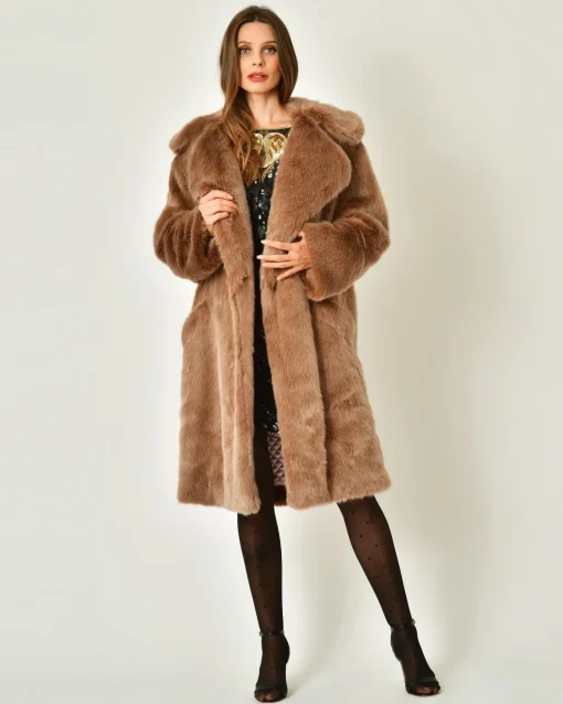 La Piscine Paris Manteau en fourrure synthétique Sorelle Secli*Femme Manteaux