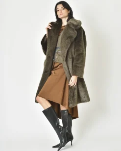 La Piscine Paris Manteau en fourrure synthétique Sorelle Secli*Femme Manteaux