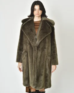 La Piscine Paris Manteau en fourrure synthétique Sorelle Secli*Femme Manteaux