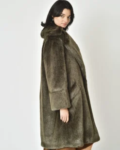 La Piscine Paris Manteau en fourrure synthétique Sorelle Secli*Femme Manteaux