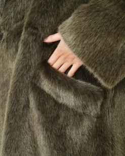 La Piscine Paris Manteau en fourrure synthétique Sorelle Secli*Femme Manteaux