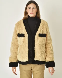 La Piscine Paris Manteau en fourrure synthétique Edward Achour*Femme Manteaux