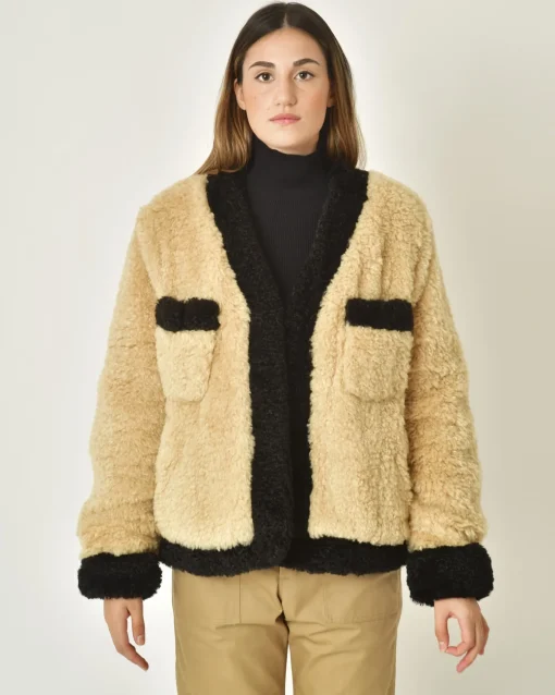 La Piscine Paris Manteau en fourrure synthétique Edward Achour*Femme Manteaux
