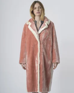 La Piscine Paris Manteau en fourrure synthétique Stand Studio*Femme Manteaux