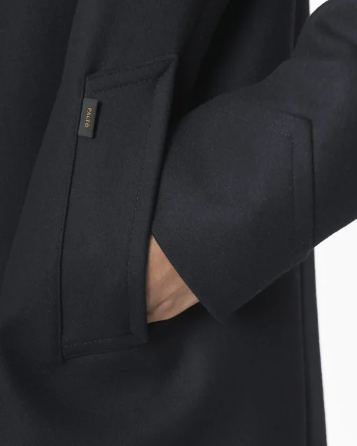 La Piscine Paris Manteau en laine marine Palto*Homme Manteaux