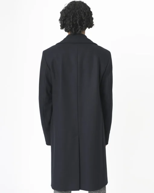 La Piscine Paris Manteau en laine marine Palto*Homme Manteaux