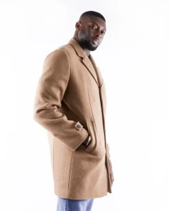 La Piscine Paris Manteau en laine cotelée Palto*Homme Manteaux