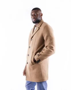 La Piscine Paris Manteau en laine cotelée Palto*Homme Manteaux
