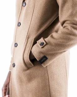 La Piscine Paris Manteau en laine cotelée Palto*Homme Manteaux