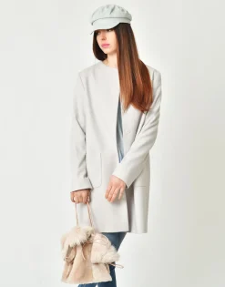La Piscine Paris Manteau en laine et angora Cinzia Rocca*Femme Manteaux