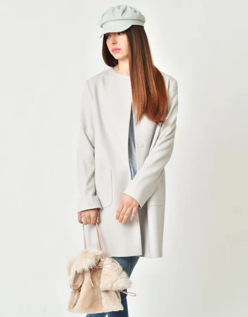 La Piscine Paris Manteau en laine et angora Cinzia Rocca*Femme Manteaux