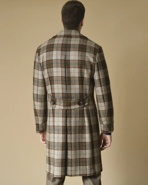 La Piscine Paris Manteau en laine et cachemire à carreaux Gabriele Pasini*Homme Manteaux