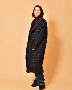 La Piscine Paris Manteau en laine mélangée à carreaux de Chloé Stora*Femme Manteaux