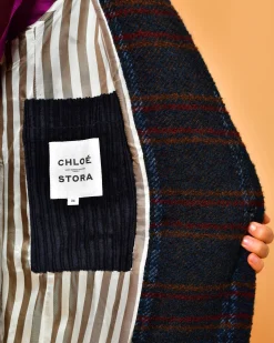 La Piscine Paris Manteau en laine mélangée à carreaux de Chloé Stora*Femme Manteaux