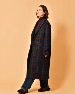 La Piscine Paris Manteau en laine mélangée à carreaux de Chloé Stora*Femme Manteaux