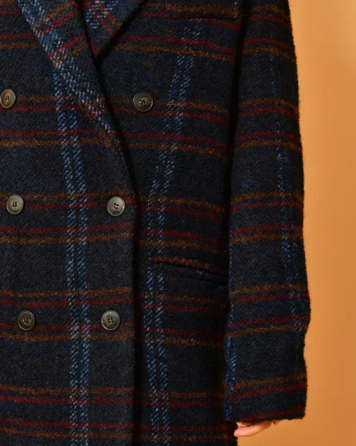 La Piscine Paris Manteau en laine mélangée à carreaux de Chloé Stora*Femme Manteaux