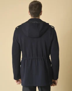 La Piscine Paris Manteau en laine mélangée à capuche Gabriele Pasini*Homme Manteaux