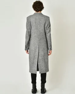 La Piscine Paris Manteau en laine mélangée chevron Lords & Fools*Homme Manteaux