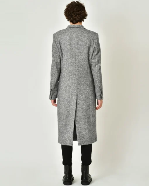 La Piscine Paris Manteau en laine mélangée chevron Lords & Fools*Homme Manteaux