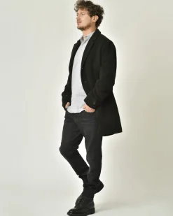 La Piscine Paris Manteau en laine mélangée Palto*Homme Manteaux