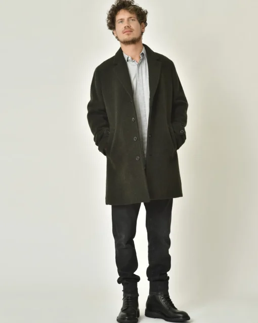 La Piscine Paris Manteau en laine mélangée Palto*Homme Manteaux
