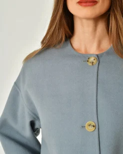 La Piscine Paris Manteau en laine mérinos réversible Sorelle Secli*Femme Manteaux