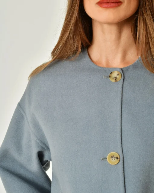 La Piscine Paris Manteau en laine mérinos réversible Sorelle Secli*Femme Manteaux