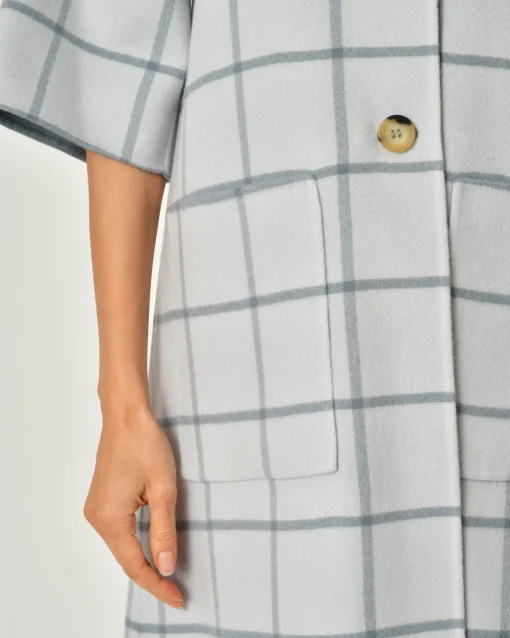 La Piscine Paris Manteau en laine mérinos réversible Sorelle Secli*Femme Manteaux
