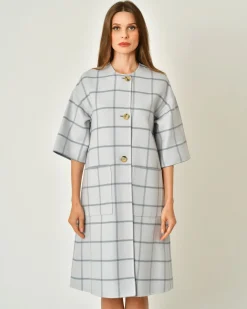 La Piscine Paris Manteau en laine mérinos réversible Sorelle Secli*Femme Manteaux