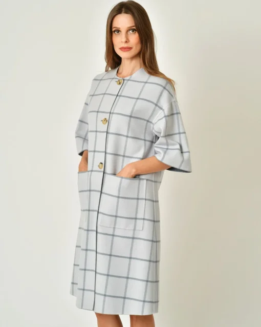 La Piscine Paris Manteau en laine mérinos réversible Sorelle Secli*Femme Manteaux