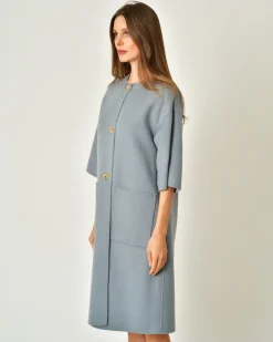 La Piscine Paris Manteau en laine mérinos réversible Sorelle Secli*Femme Manteaux