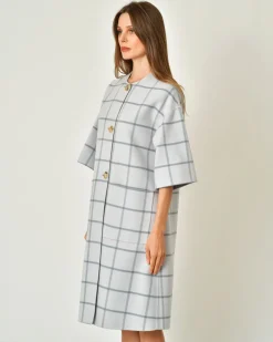 La Piscine Paris Manteau en laine mérinos réversible Sorelle Secli*Femme Manteaux