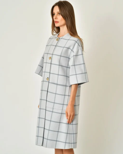 La Piscine Paris Manteau en laine mérinos réversible Sorelle Secli*Femme Manteaux