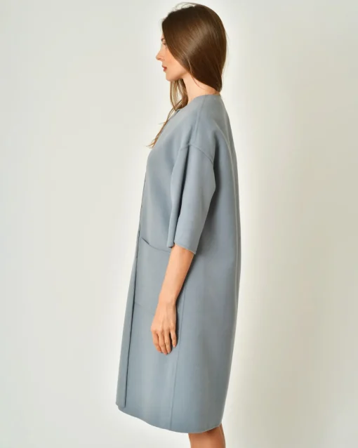 La Piscine Paris Manteau en laine mérinos réversible Sorelle Secli*Femme Manteaux