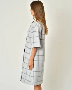 La Piscine Paris Manteau en laine mérinos réversible Sorelle Secli*Femme Manteaux