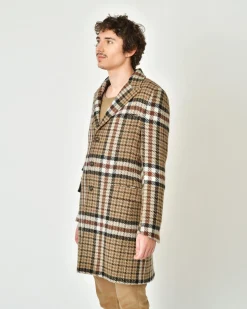 La Piscine Paris Manteau en laine prince de galles Lords & Fools*Homme Manteaux