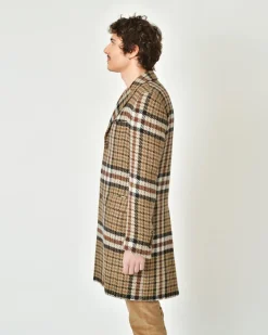 La Piscine Paris Manteau en laine prince de galles Lords & Fools*Homme Manteaux