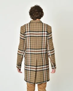 La Piscine Paris Manteau en laine prince de galles Lords & Fools*Homme Manteaux