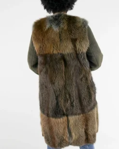 La Piscine Paris Manteau en renard et mohair Biancalani*Femme Manteaux